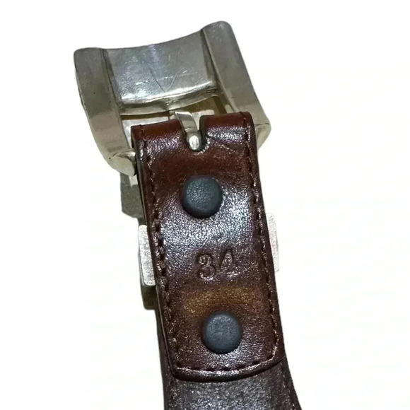 Onyx by Brighton Size 34 Brown leather with braided and beaded detail - Picture 11 of 11